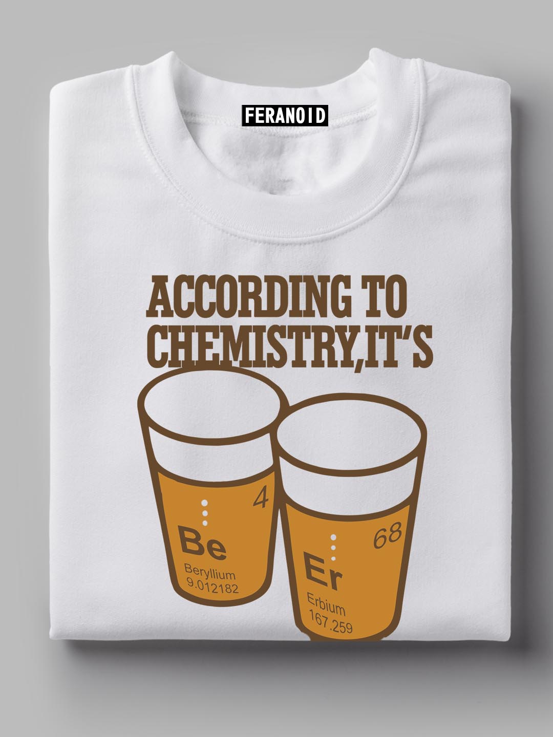 According To Chemistry White T- Shirt