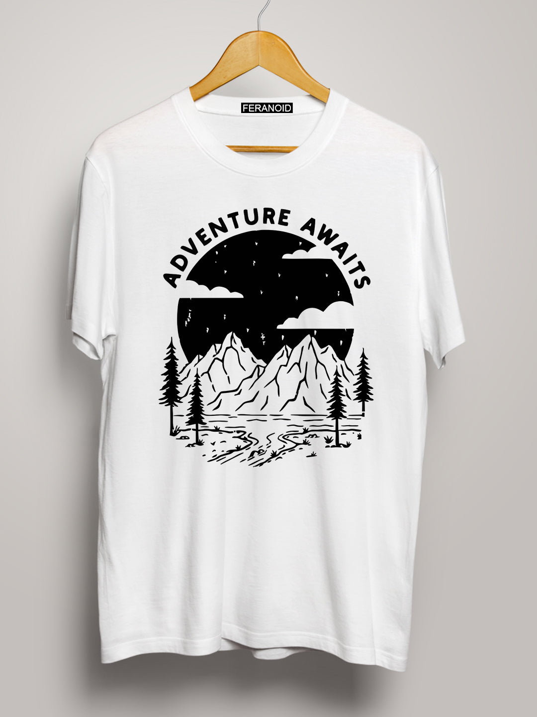Adventure Awaits White T-Shirt