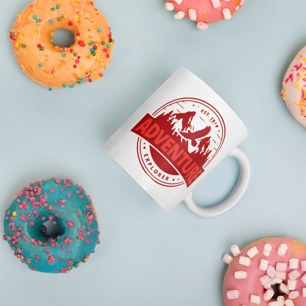 ADVENTURE RED COFFEE MUG