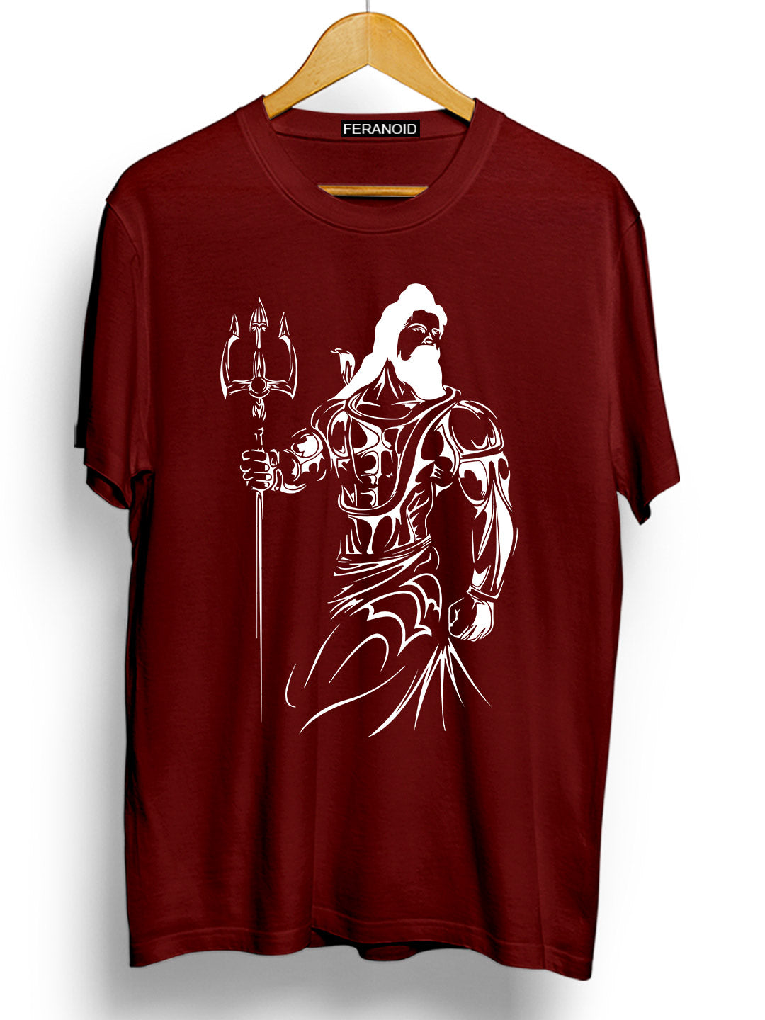 AGHORI MAROON T-SHIRT