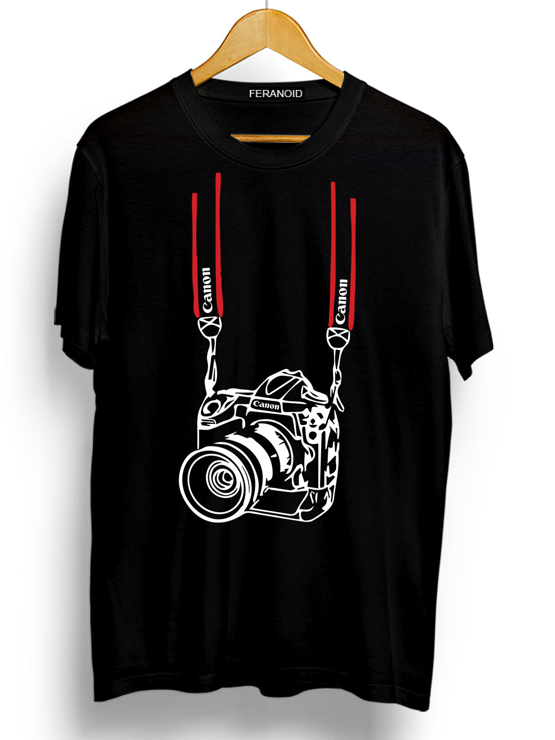 CAMERA BLACK T-SHIRT