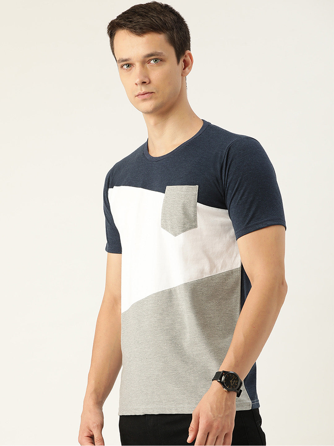 Cb Blue White Grey T-Shirt