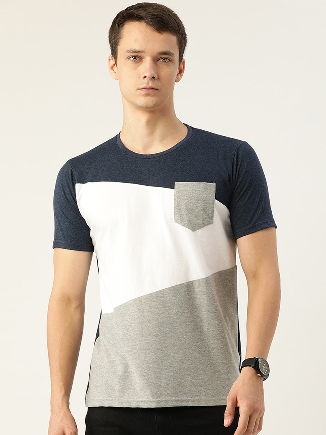 Cb Blue White Grey T-Shirt