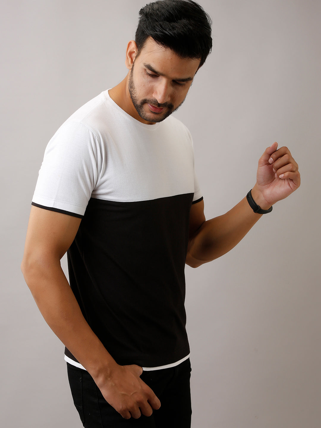 Cb White Black T-Shirt