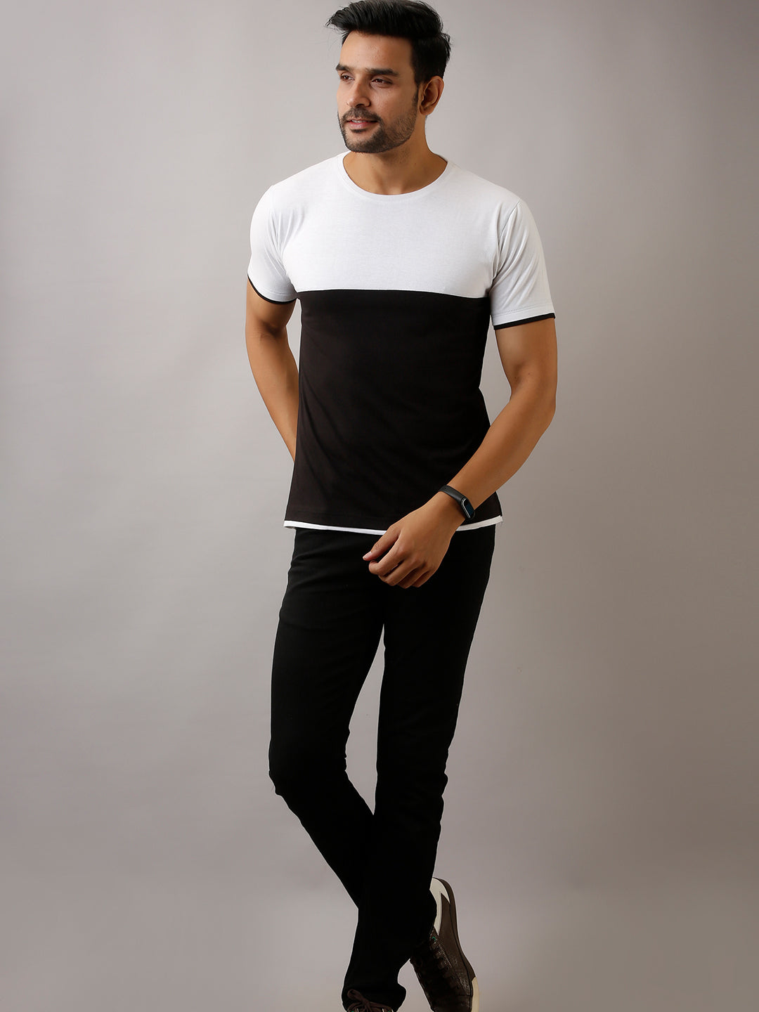 Cb White Black T-Shirt