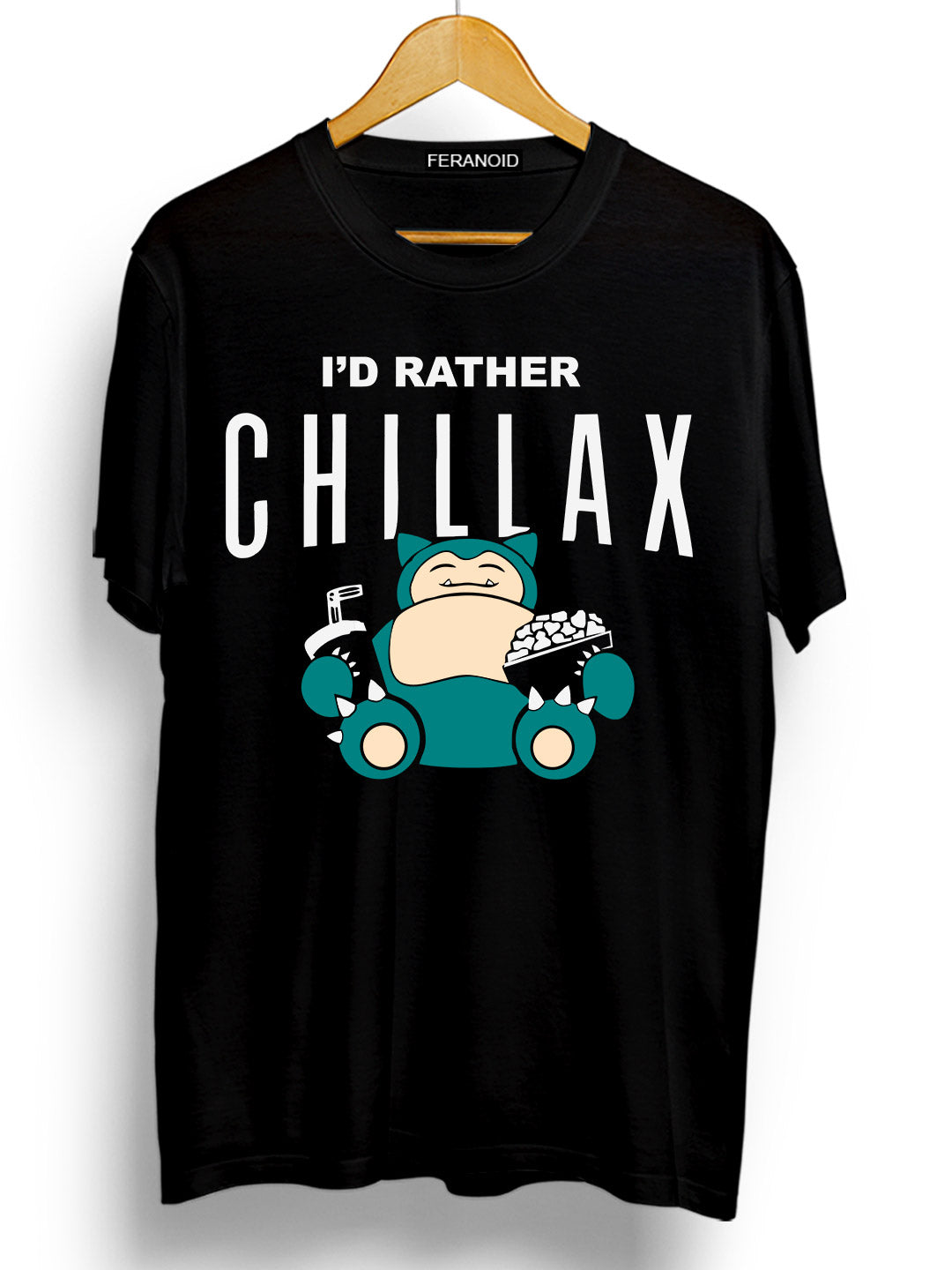 CHILLAX BLACK T-SHIRT