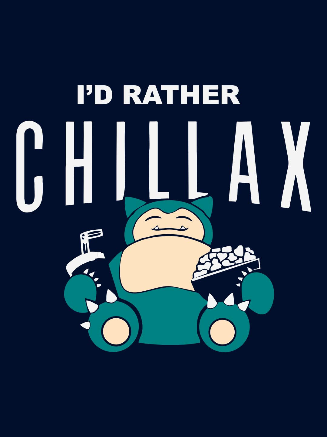 Chillax Black T-Shirt