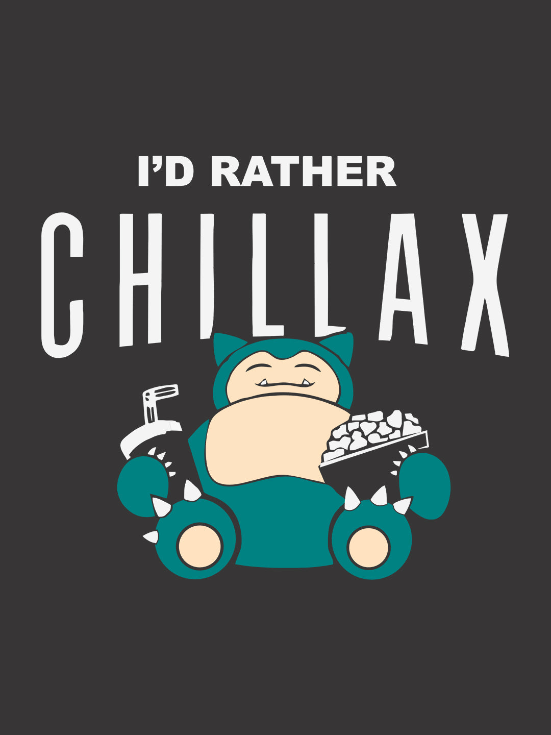 Chillax Black T-Shirt