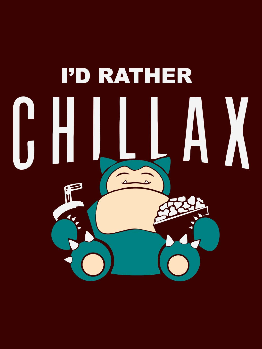 Chillax Black T-Shirt