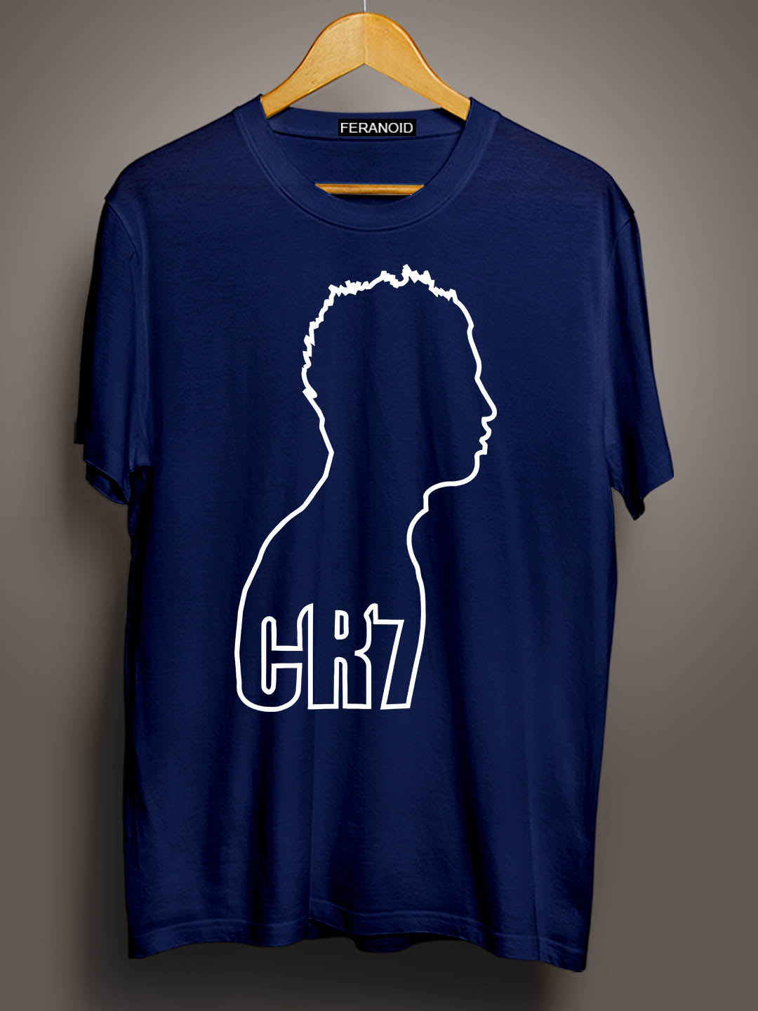 CR 7 WHITE BLUE T-SHIRT