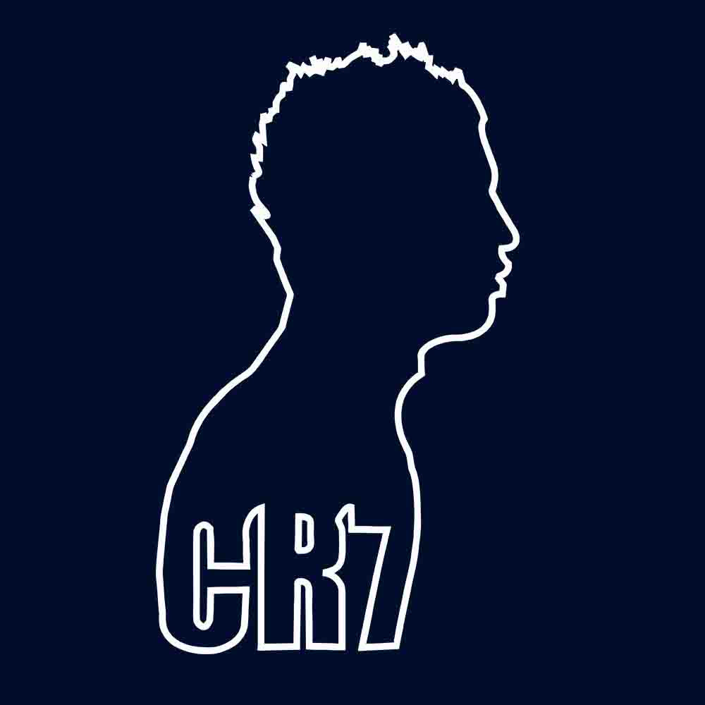 Cr 7 White Black T-Shirt