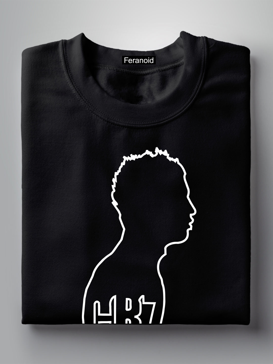 Cr 7 White Black T-Shirt
