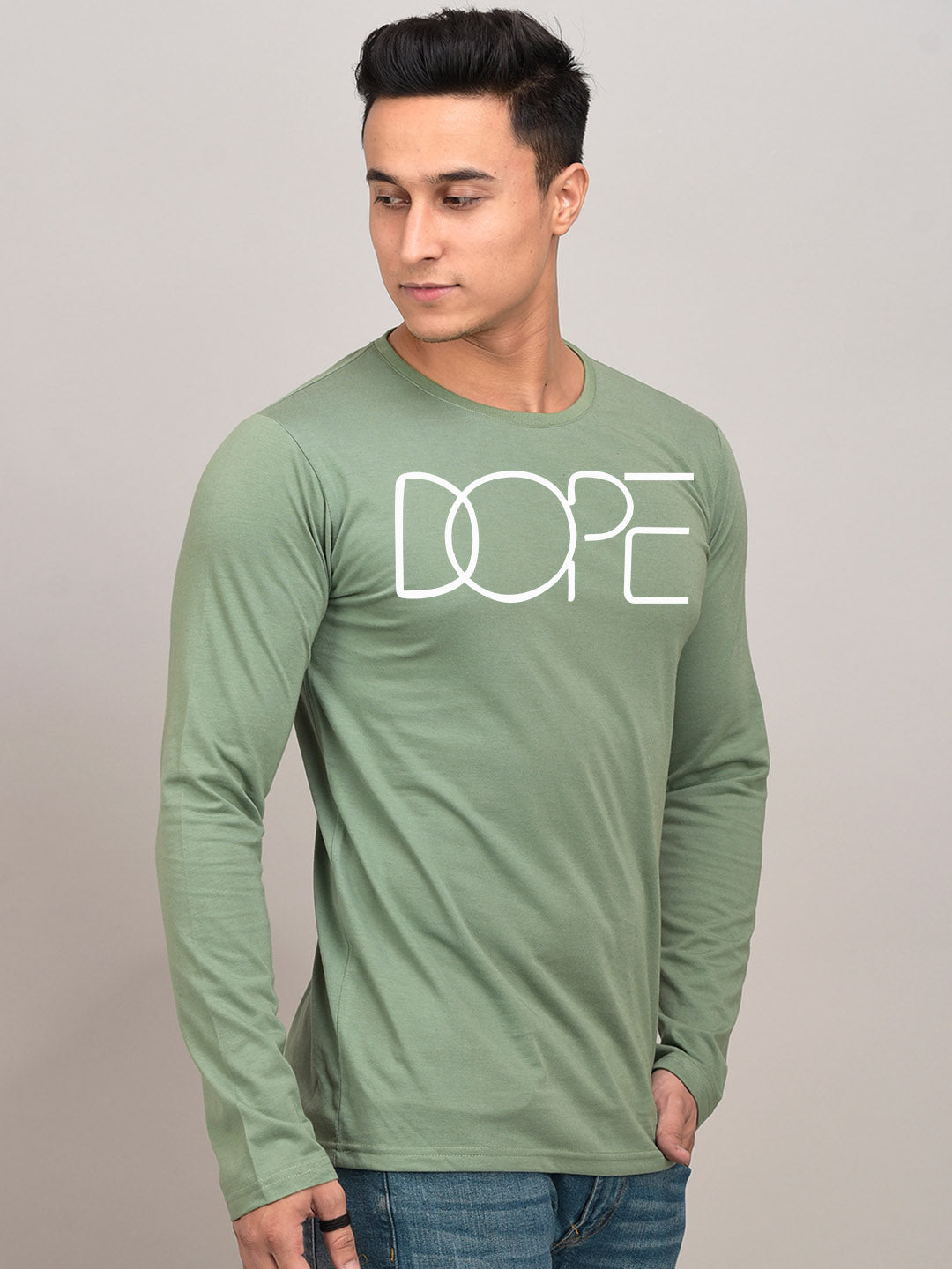 Dope Maroon Full Sleeves T-Shirt