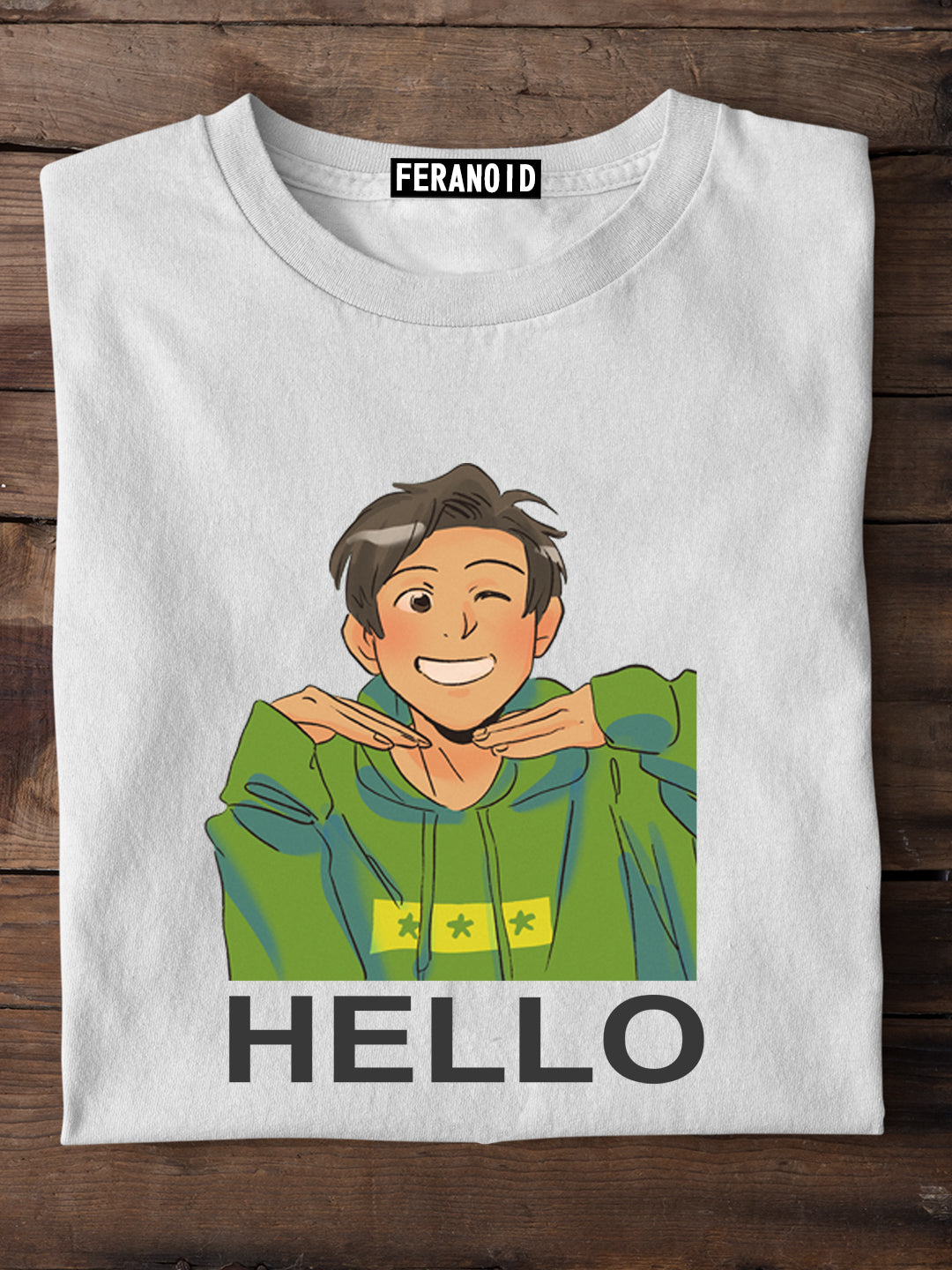 Hello White T-Shirt