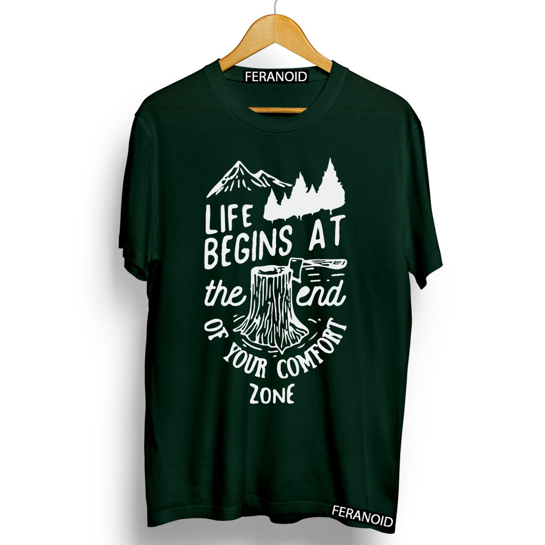 LIFE BEGINS T-SHIRT