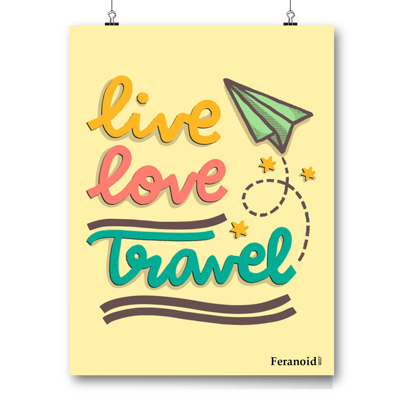 LIVE LOVE TRAVEL POSTER