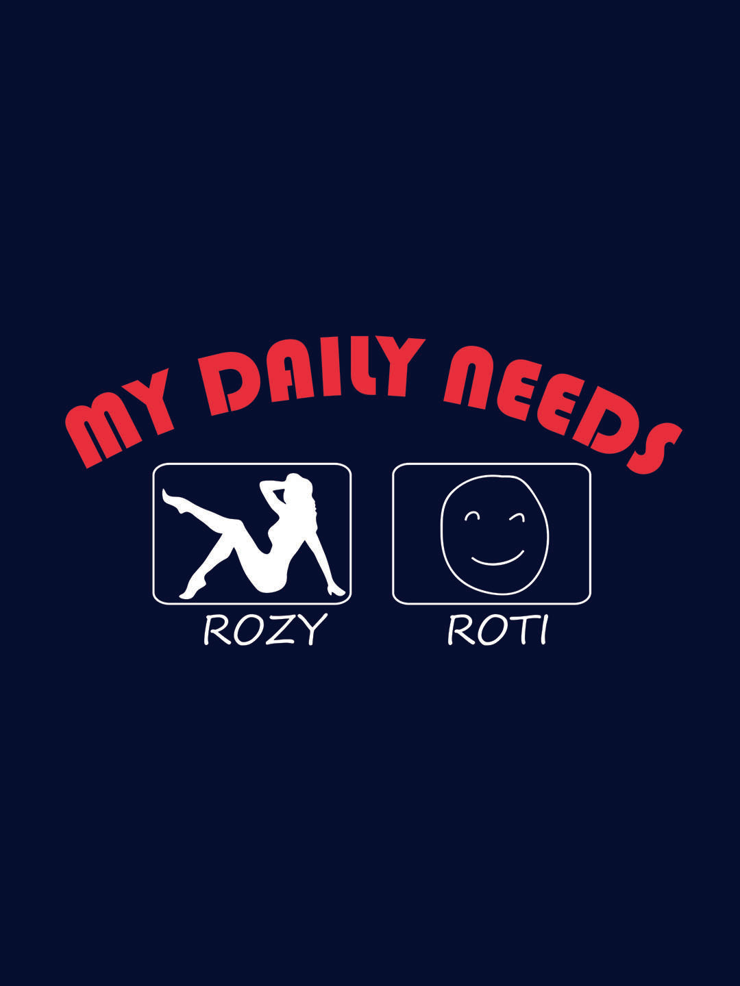 My Daily Needs Black T-Shirt