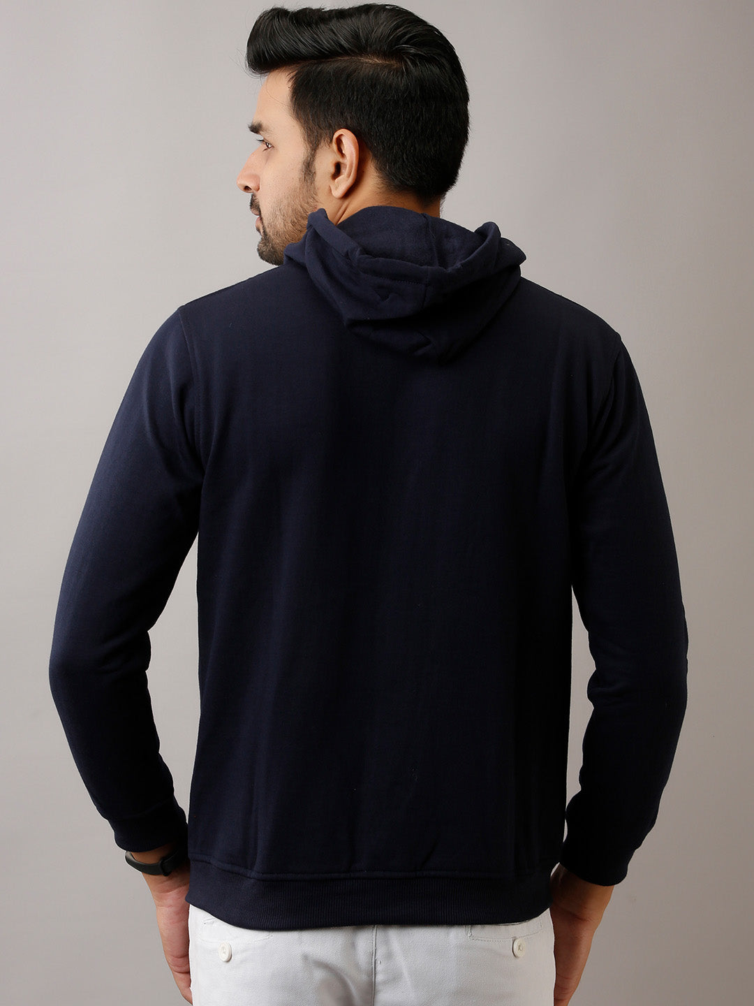 NAVY ZIP HOODIE