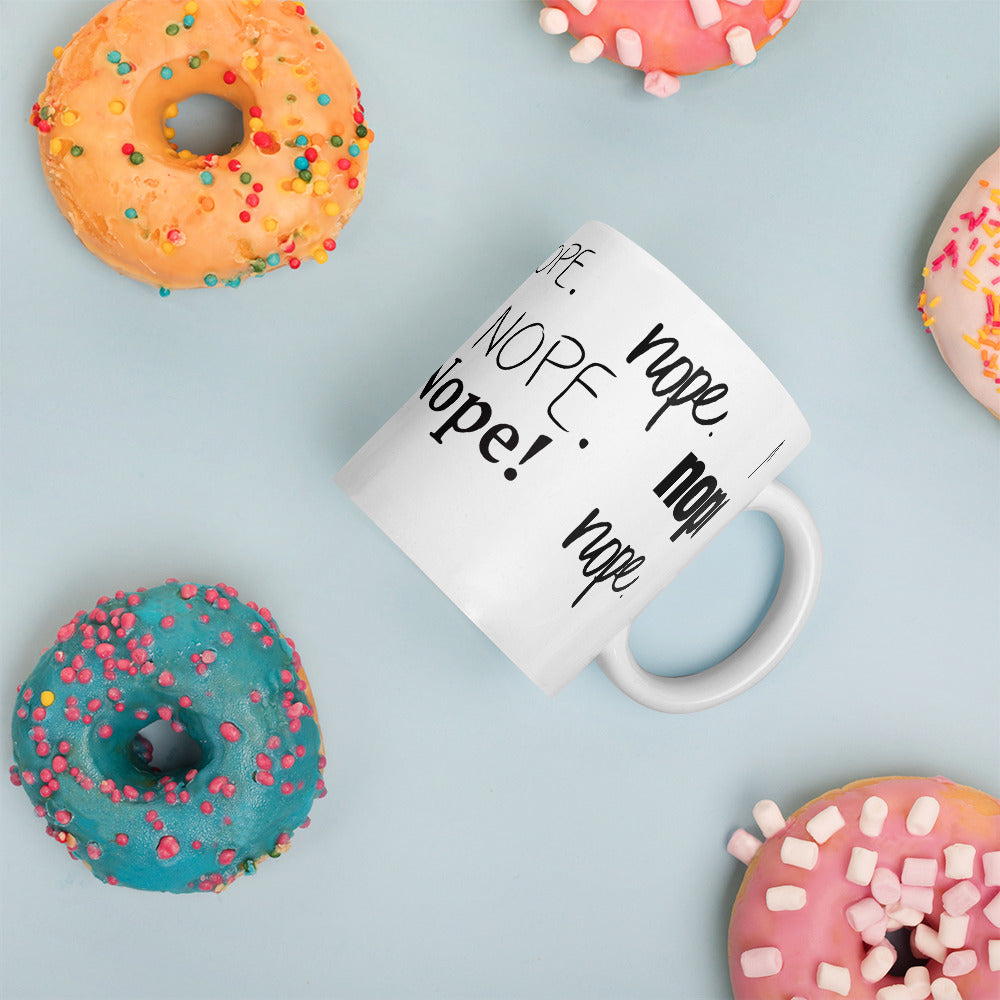 NOPE COFFEE MUG