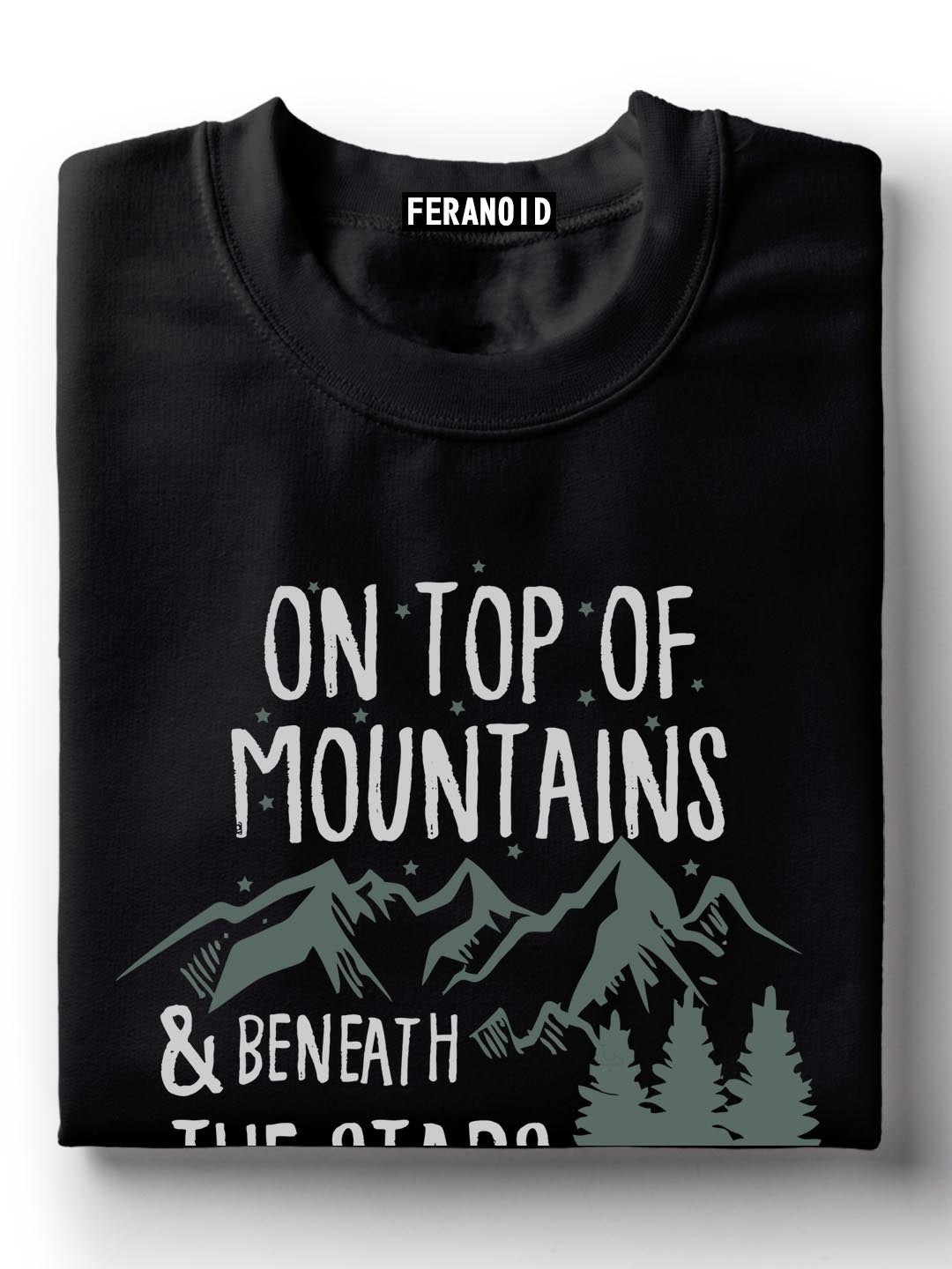 On Top Of Mountain T-Shirt