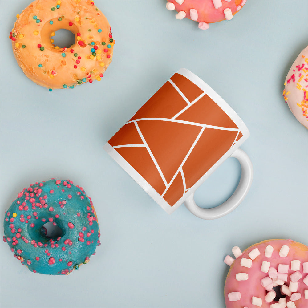 ORANGE DESIGN COFFEE MUG