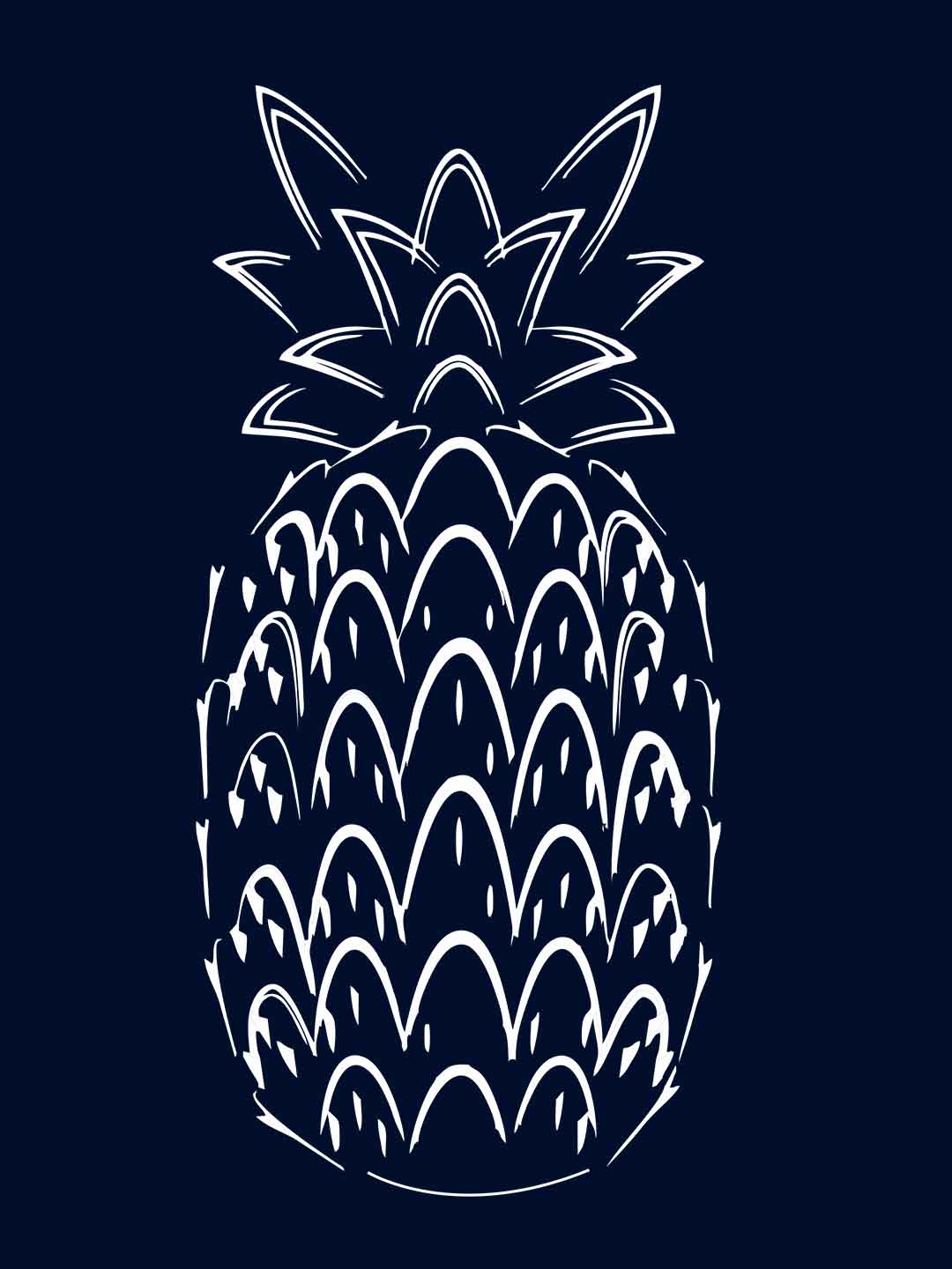 Pineapple Blue T-Shirt