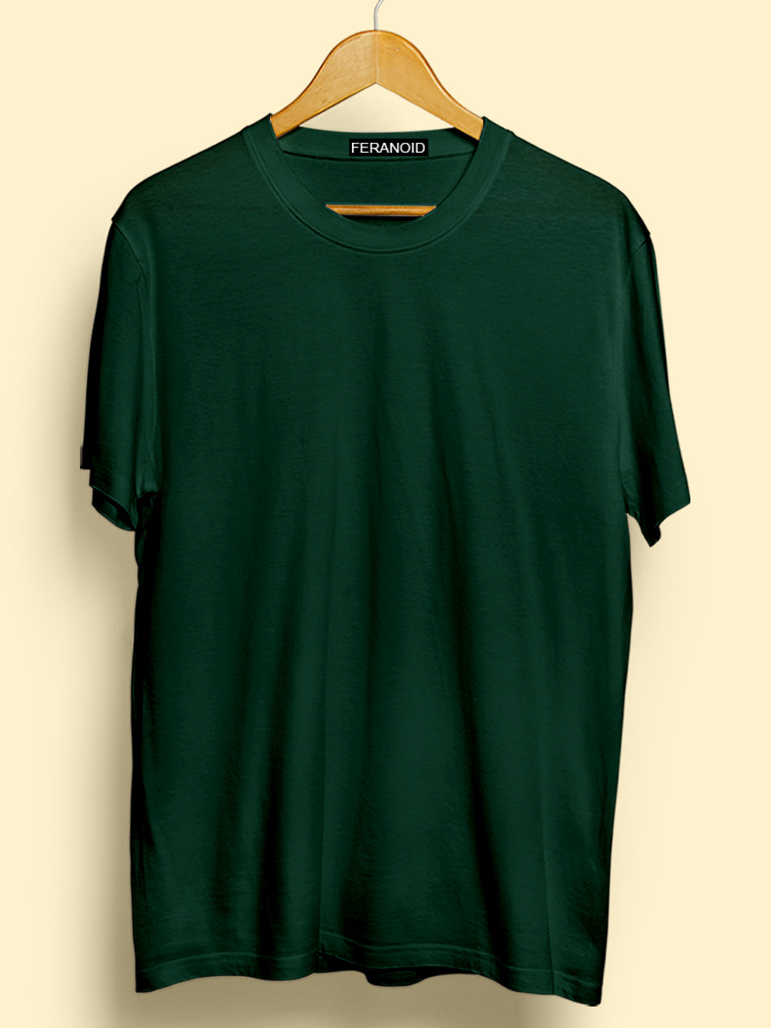 Plain Pack Of 3 T-Shirts-Black,Green,Maroon