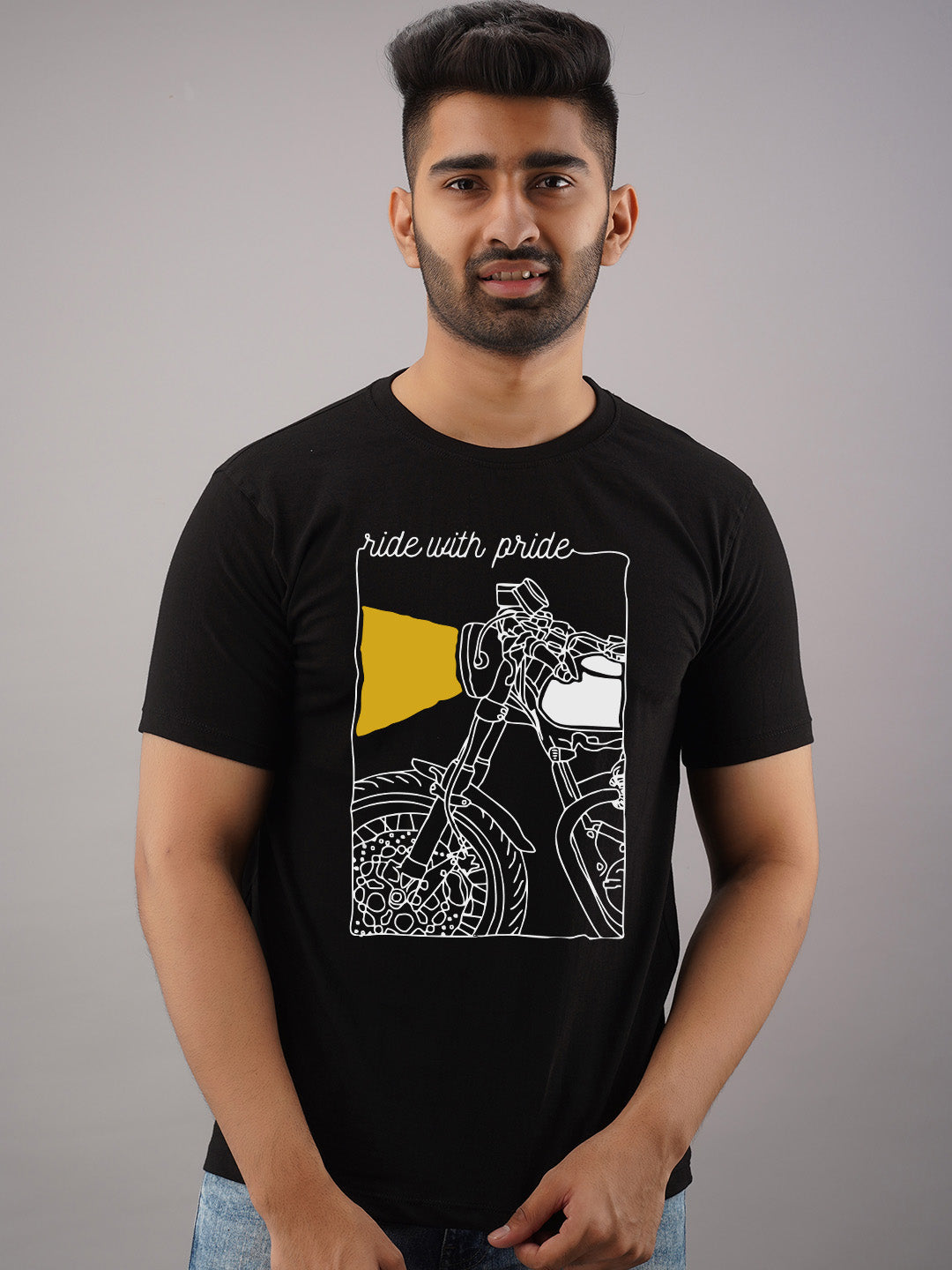 Ride With Pride Black T-Shirt