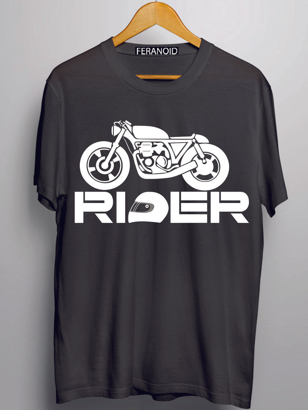 RIDER GREY T-SHIRT