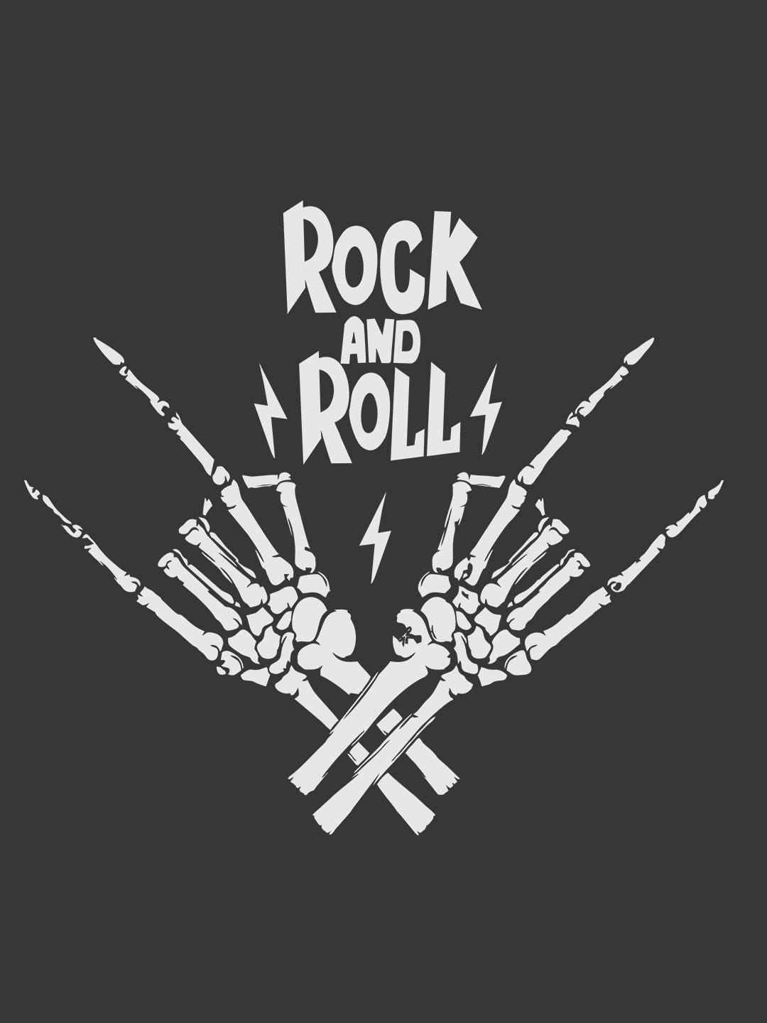 Rock And Roll Black T-Shirt