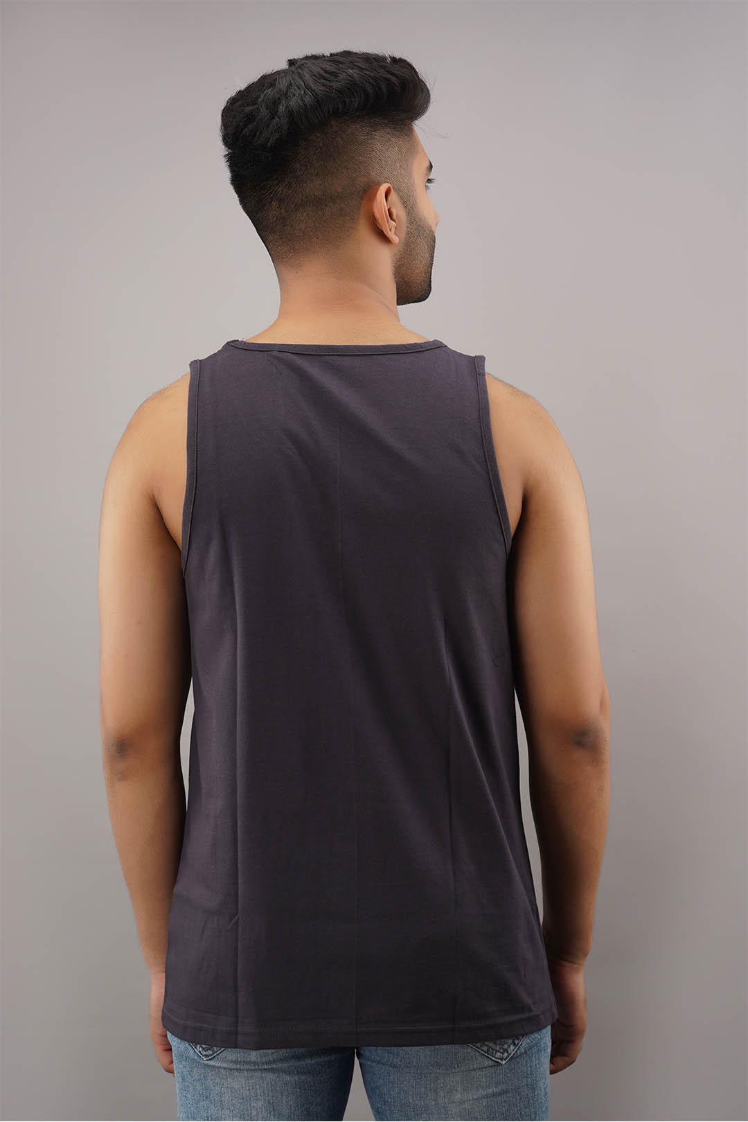 Skrls Black Sleeveless T-Shirt