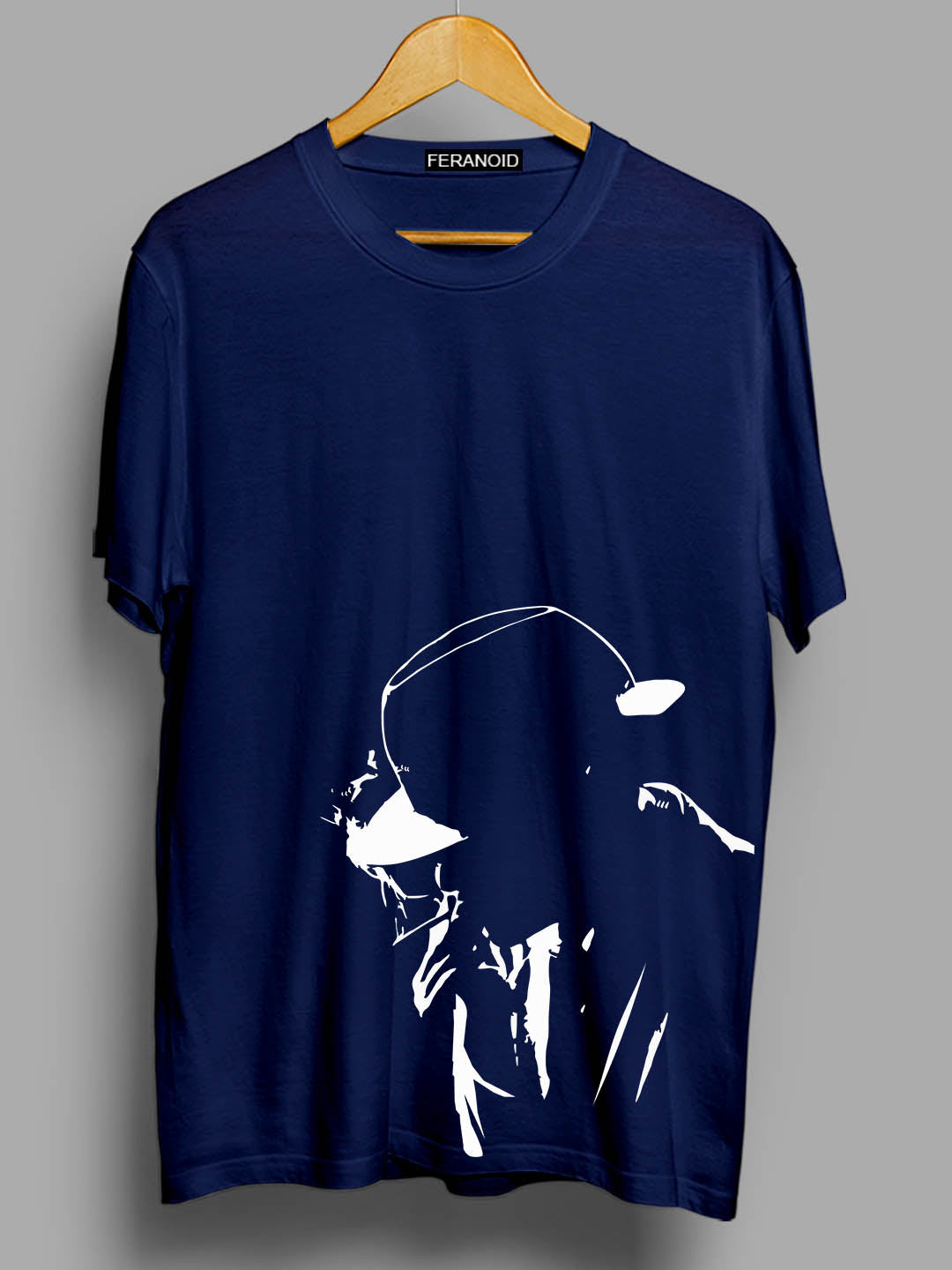 SMOKE MAN BLUE T-SHIRT