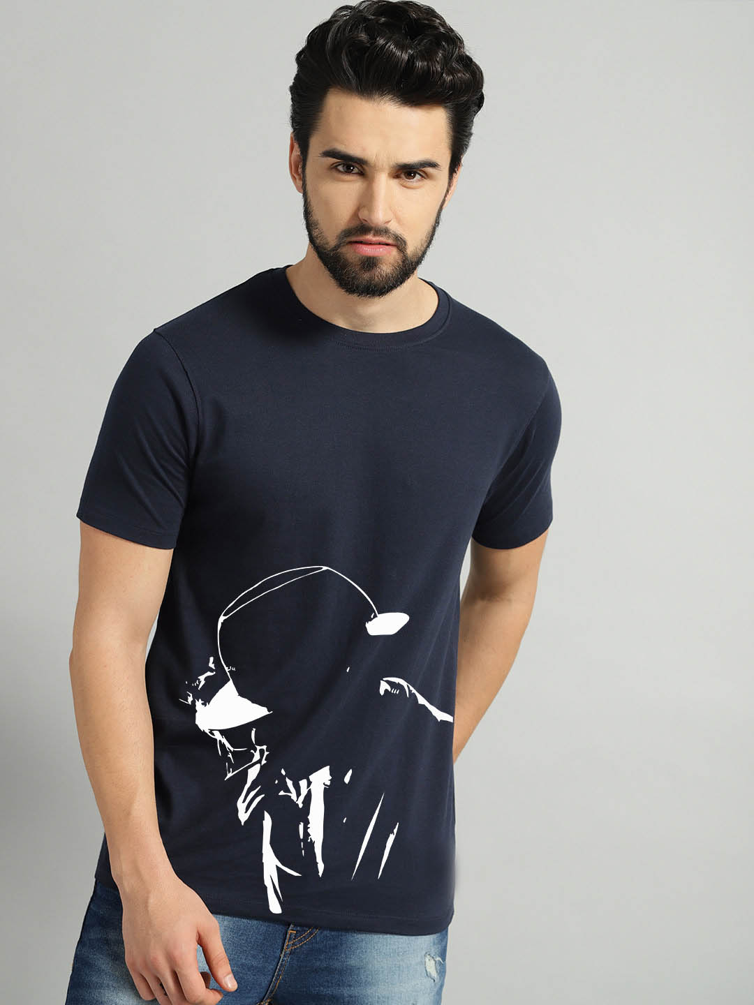 Smoke Man Black T-Shirt