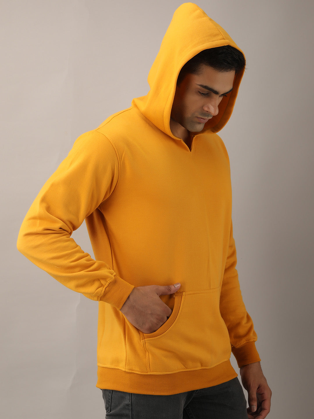 SOLID MUSTARD HOODIE