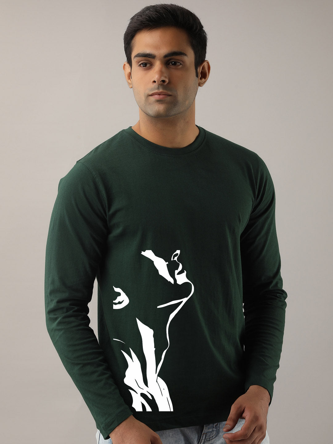 Stud Boy Maroon Full Sleeves T-Shirt
