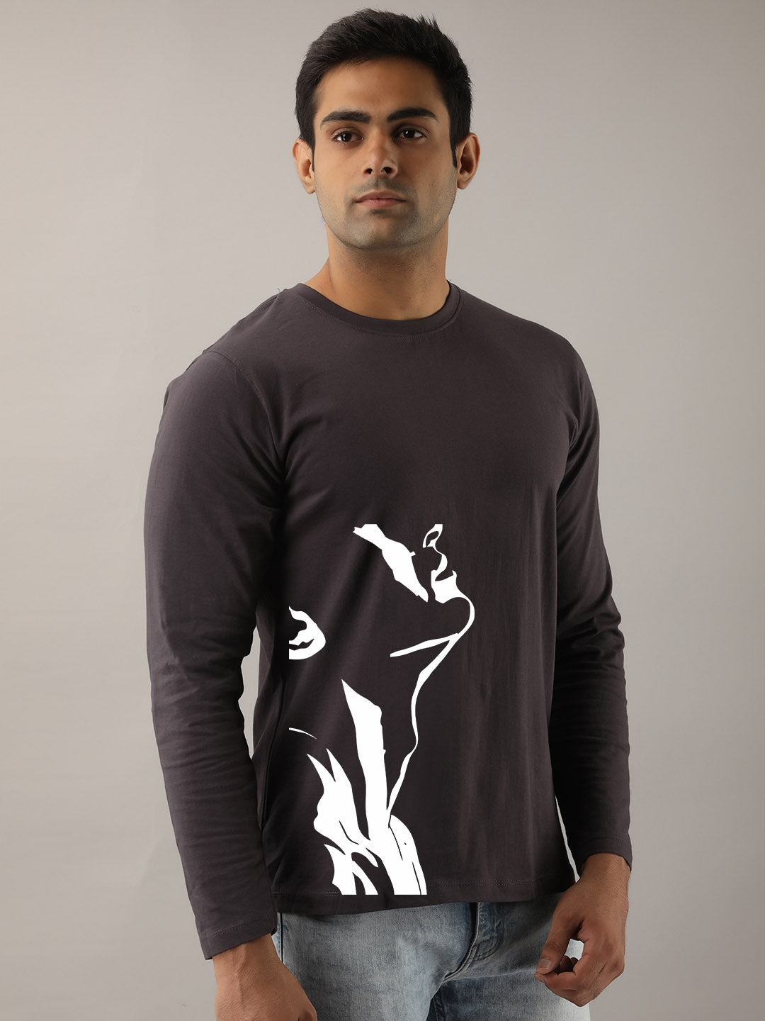 Stud Boy Maroon Full Sleeves T-Shirt