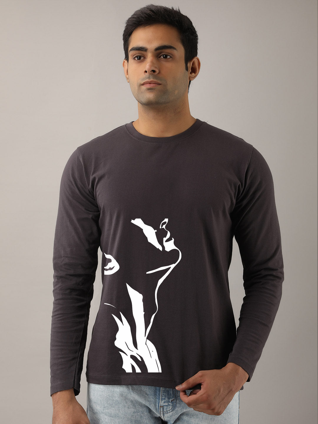 Stud Boy Maroon Full Sleeves T-Shirt