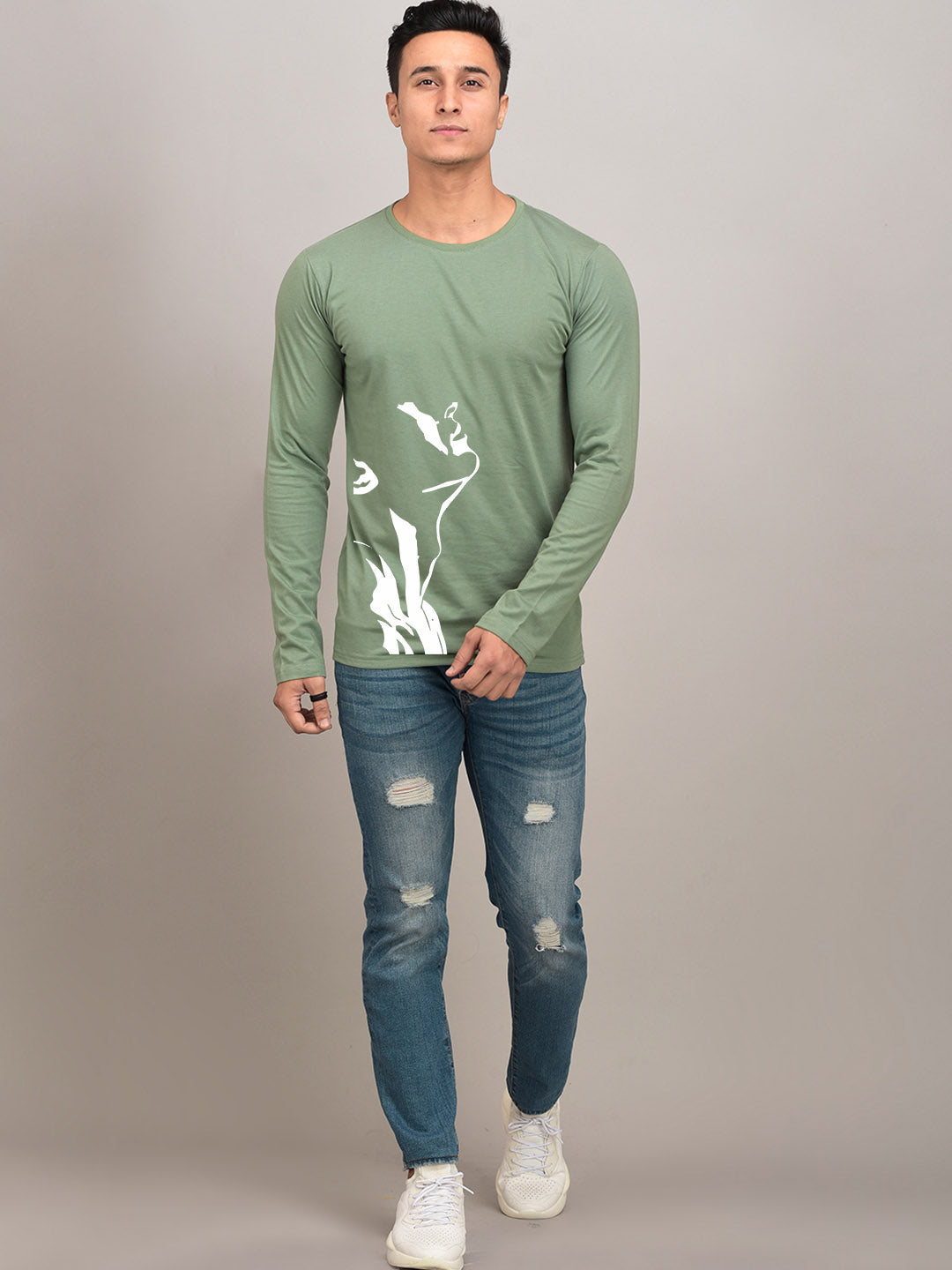 Stud Boy Maroon Full Sleeves T-Shirt