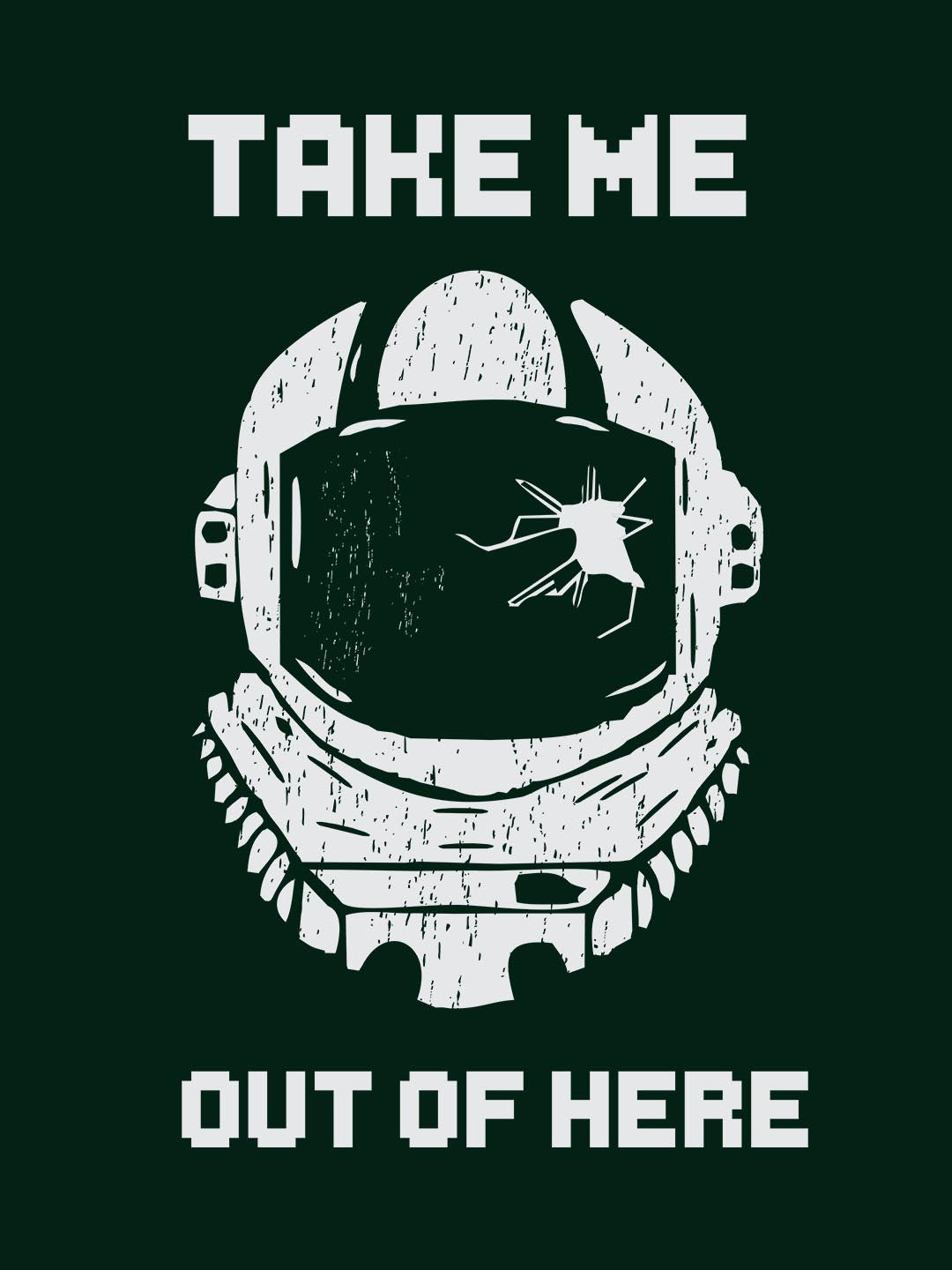 Take Me Out Of Here Black T-Shirt