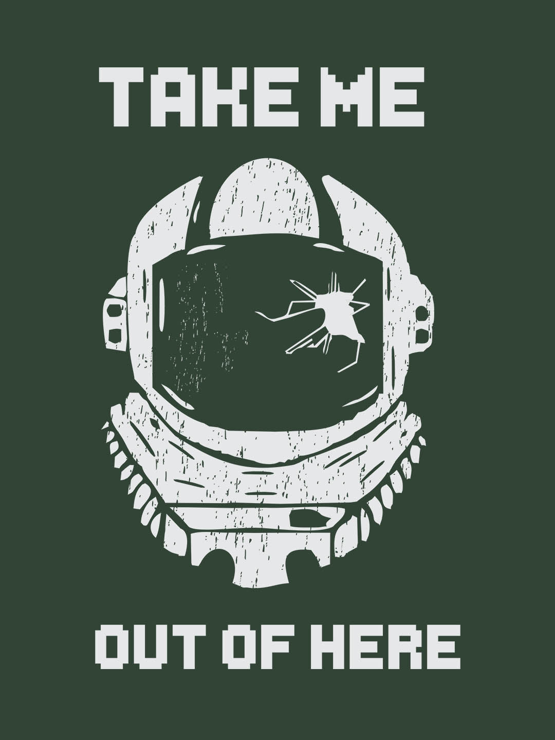 Take Me Out Of Here Black T-Shirt
