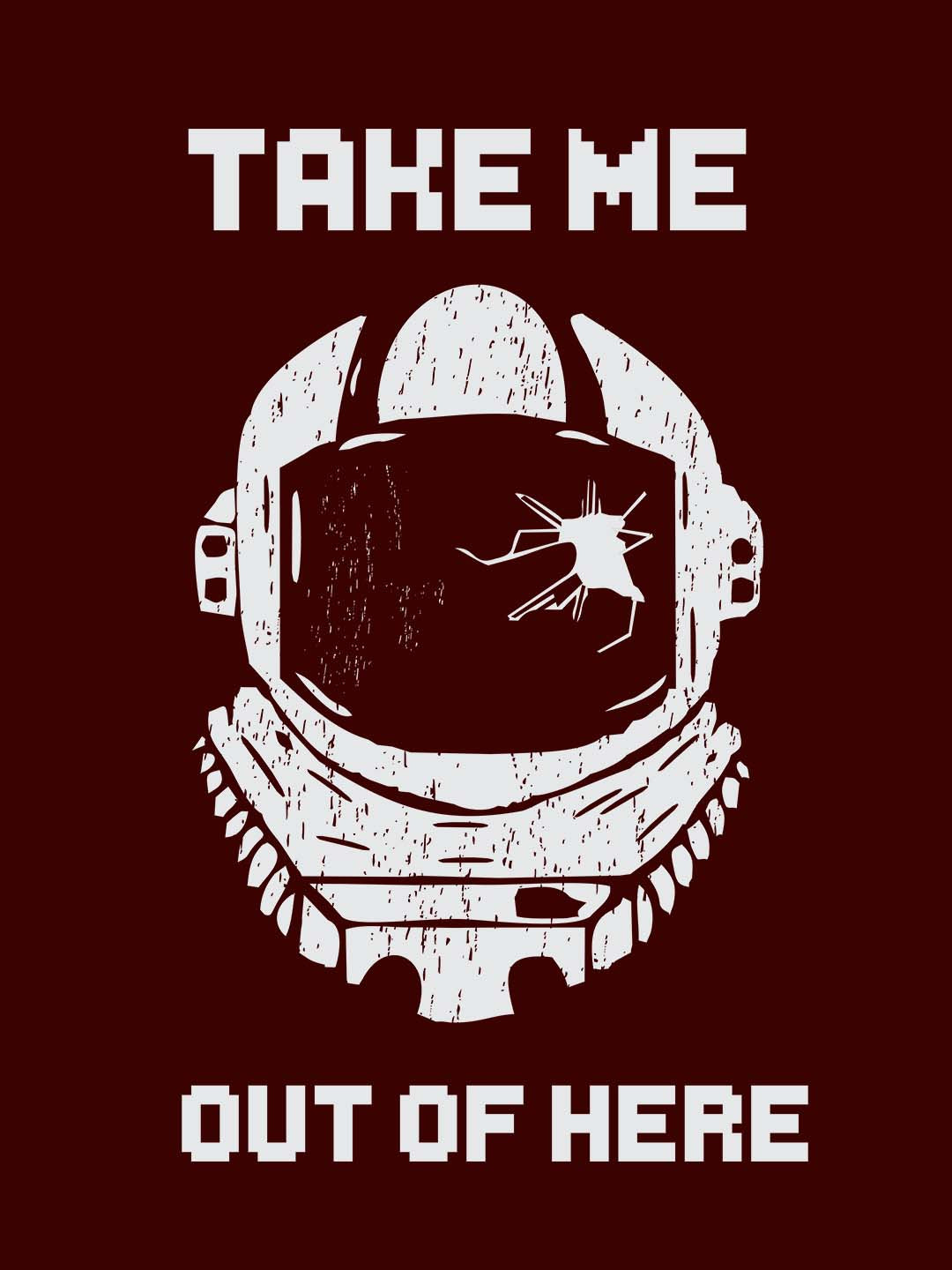 Take Me Out Of Here Black T-Shirt