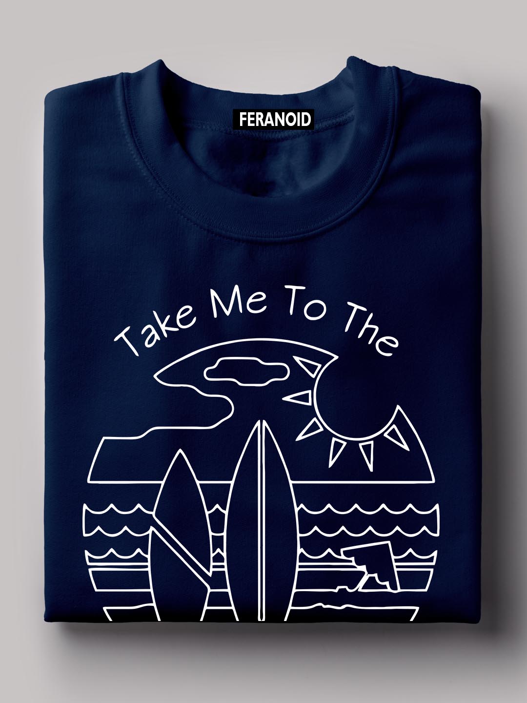 Take Me To The Beach Black T-Shirt