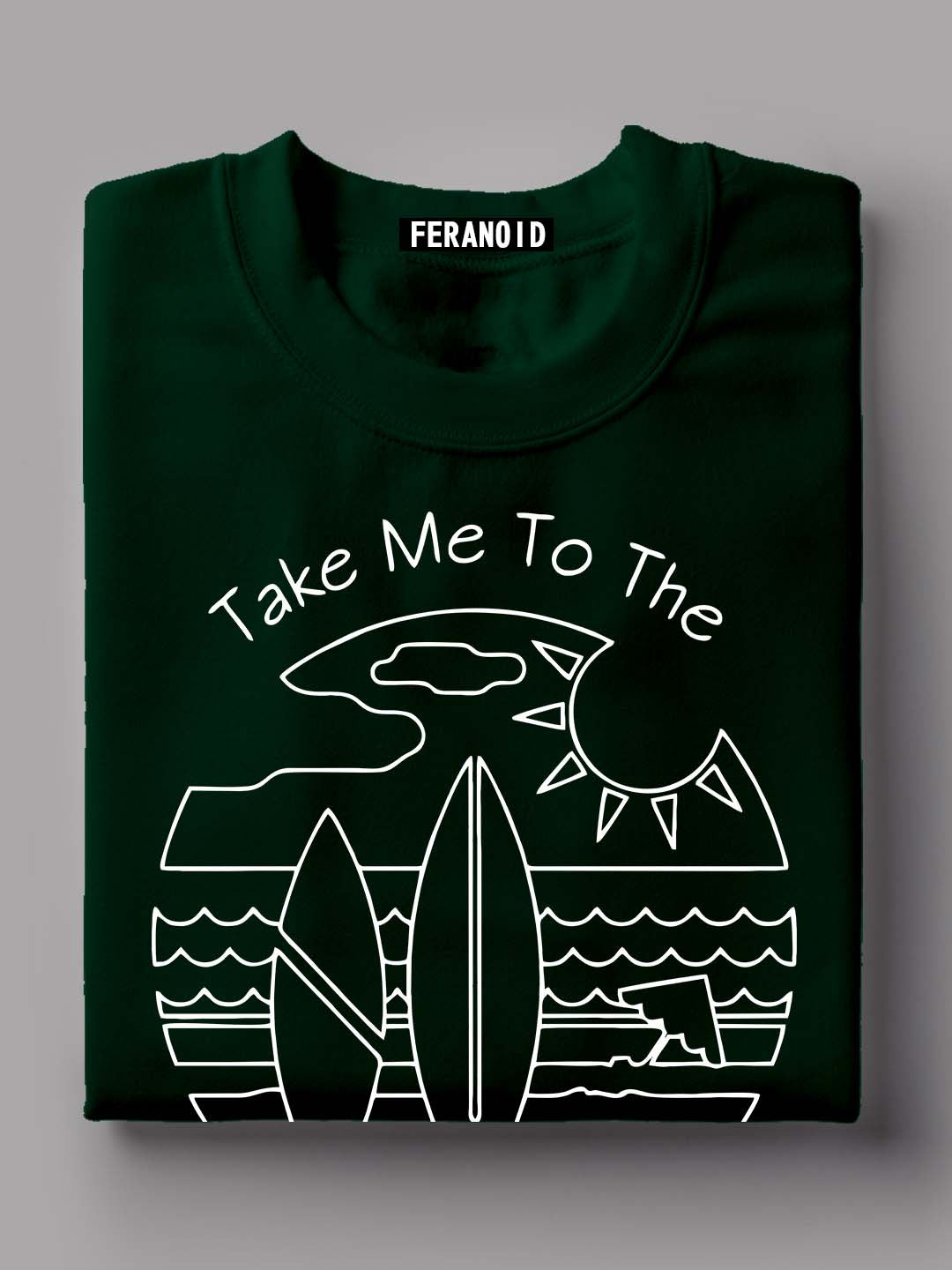 Take Me To The Beach Black T-Shirt