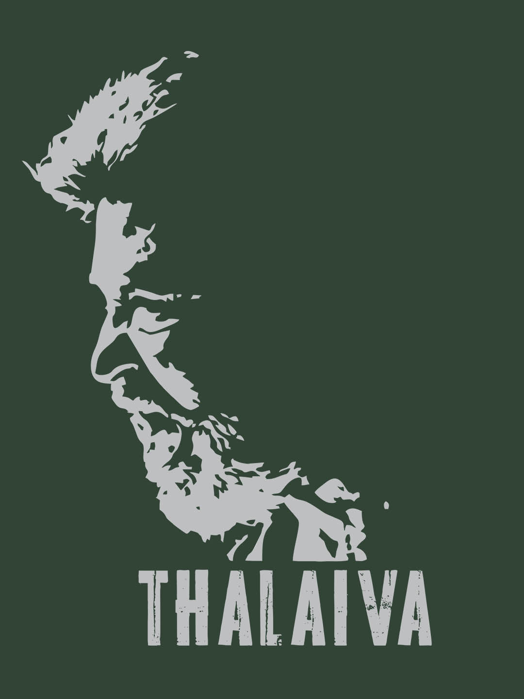 Thalaiva Black T-Shirt