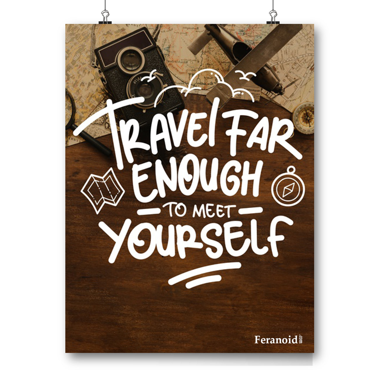TRAVEL FAR POSTER