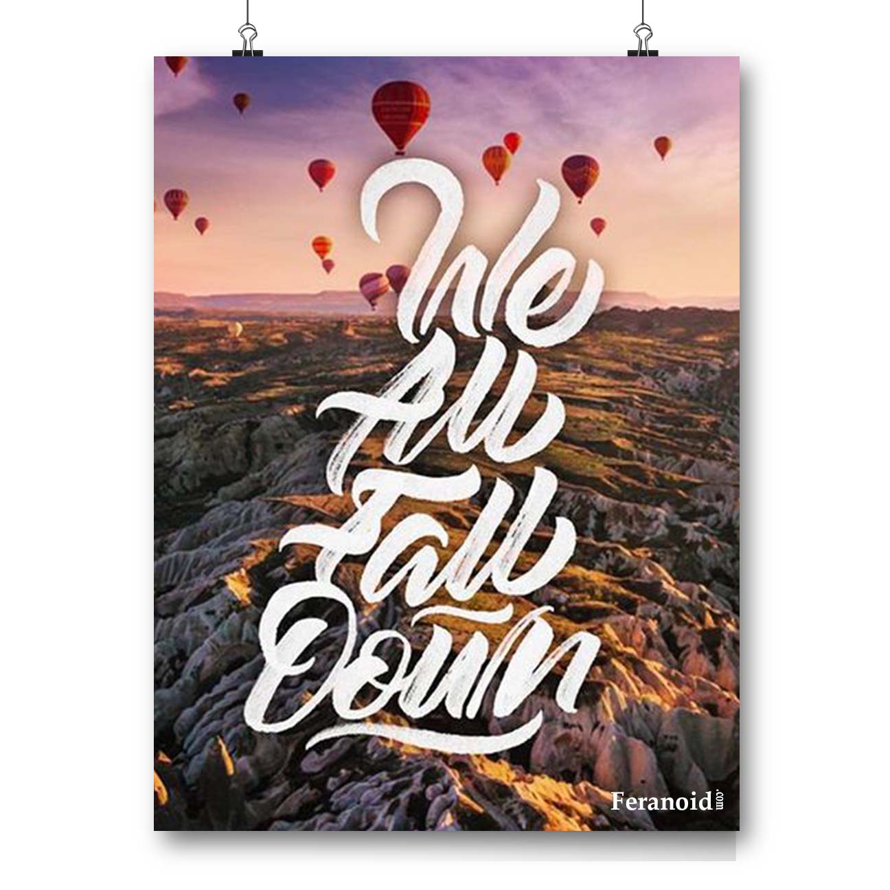 WE ALL FALL DOWN POSTER