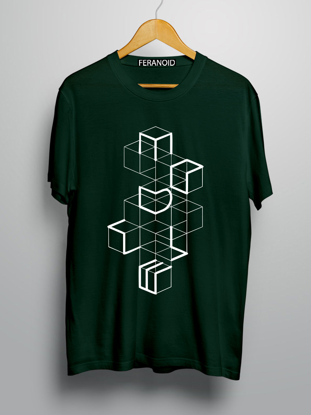 WHITE BOXES GREEN T-SHIRT