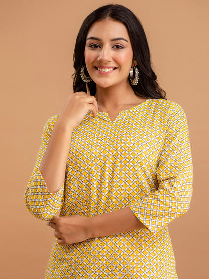 Floral Printed Pure Cotton Night Suits FRLW9036