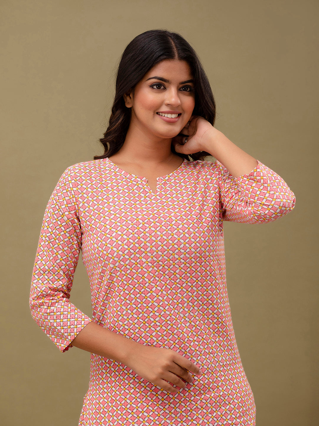 Floral Printed Pure Cotton Night Suits FRLW9042