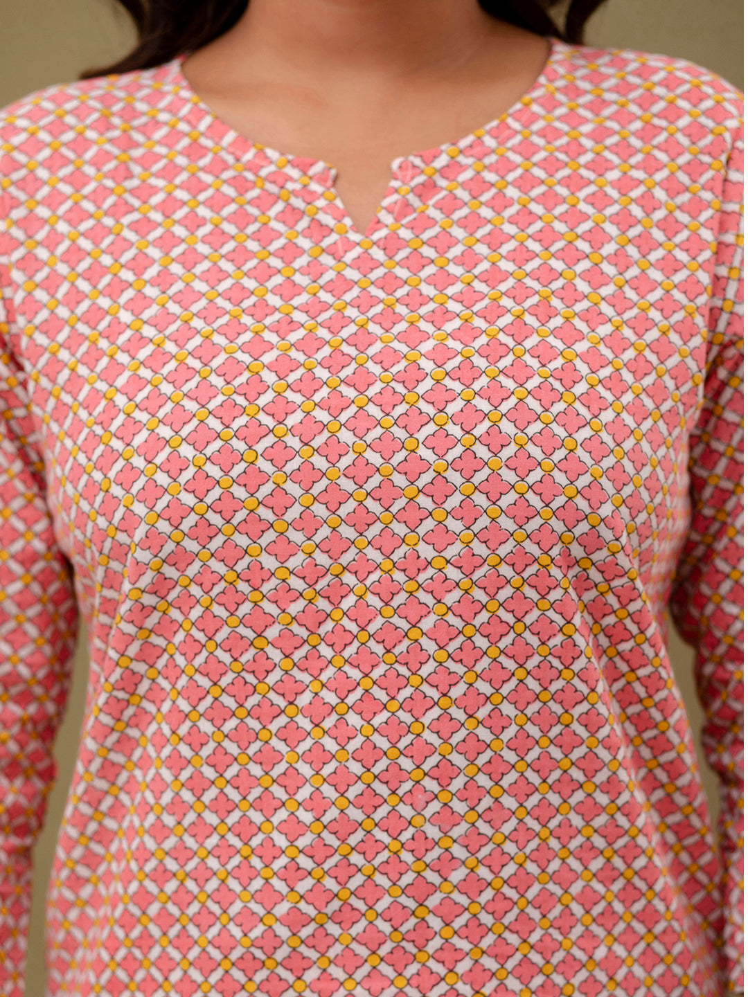 Floral Printed Pure Cotton Night Suits FRLW9042